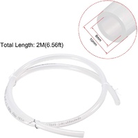 10mm OD x 8mm ID x 2 Metres Pneumatic Tubing NYLON Clear