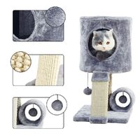 PRICE CLEARANCE Cat Cubby Condo Scratching Post Tree Kitten Activity Centre