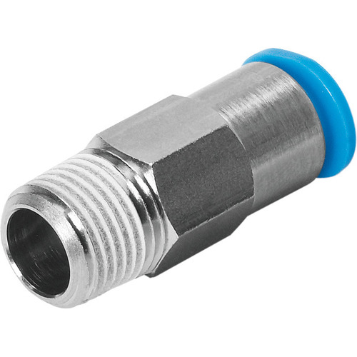 QSK-3/8-8 Push-in fitting, self-sealing