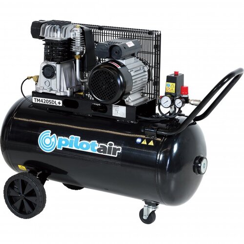 TM420SDL+ Pilot Air Compressor - 240V/2.2 KW/100 L Rec./256L/min FAD