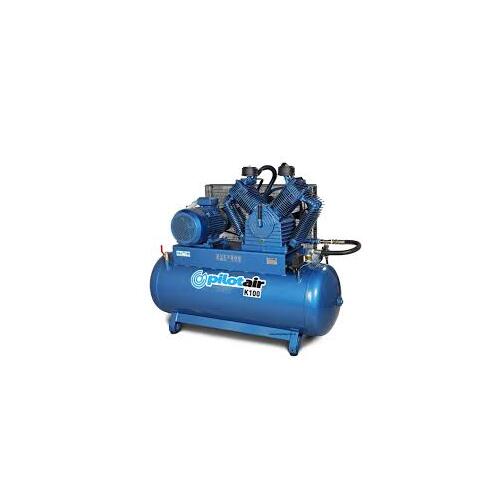 K100 Compressor- 415V/15 KW/500 L Rec./1913 L/min FAD