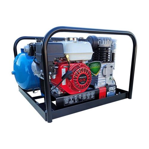 K17PUTE Compressor UTE - HONDA Petrol/GX160 / 45L Rec /308L/min FAD