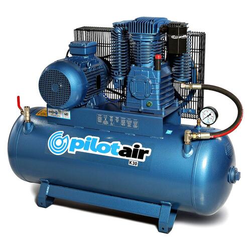 Pilot Air K30 5.5kW/7.5HP 200L 3 Phase Industrial Air Compressor