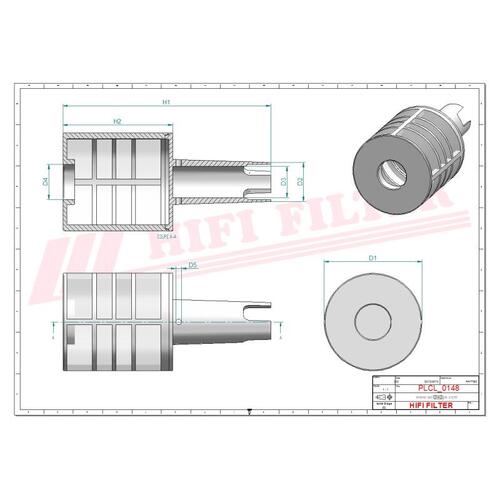 SN25091 Fuel Filter Element